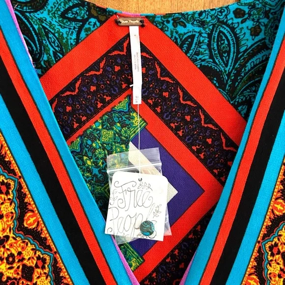 FREE PEOPLE boho maxi dress, size M, NWT - Picture 15 of 16